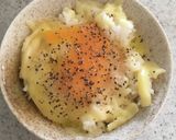 チーズとオリーブオイルの卵かけご飯作り方4写真