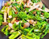 菜花とベーコンの炒め物作り方5写真