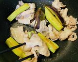 ポン酢で味付け!豚バラ肉と茄子の炒め物作り方6写真