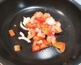子ども向け無水トマトカレーうどん作り方3写真