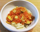 子ども向け無水トマトカレーうどん作り方8写真