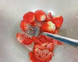 子供と一緒に♡いちご白玉ミルク♡ひな祭り作り方1写真