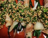 少ない材料で豚バラ…パート2！ネギもやし作り方5写真