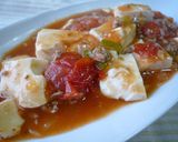 あっさりトマトｄｅ麻婆豆腐♪作り方6写真