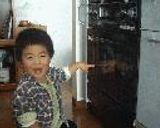息子と・・・アンパンマンクッキーができるまで作り方2写真