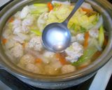 鶏だんごが美味しい☆ちゃんこ鍋作り方10写真