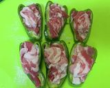 超簡単♪豚バラ肉詰め作り方3写真