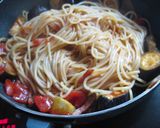 ♡ナスとベーコンのトマトパスタ♡作り方4写真