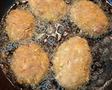 豚こま&もやし&チーズで変わりメンチカツ作り方7写真