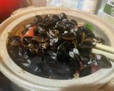 しじみと豚肉、野菜の春雨蒸し作り方5写真