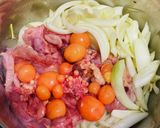 鶏もつときんかんのトマト味噌煮込み作り方4写真