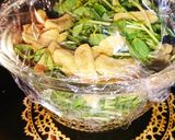 豆苗塩昆布和え作り方2写真