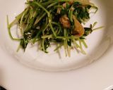 豆苗塩昆布和え作り方4写真