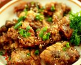 居酒屋風☆鶏レバーのスタミナ揚げ作り方9写真