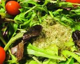 鶏肉のリゾット風雑炊サラダ盛り作り方4写真