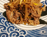牛肉とごぼうの黒胡椒炒め作り方7写真