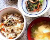麺つゆで簡単炊き込みご飯作り方7写真