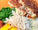 40*魚缶お好み焼き風＆缶汁ドレッシング作り方4写真