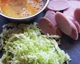 魚ニソ玉子のハニーケチャップホットサンド作り方2写真