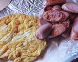 魚ニソ玉子のハニーケチャップホットサンド作り方3写真
