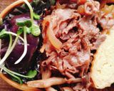 牛丼弁当シメジ入り★黒毛和牛作り方6写真