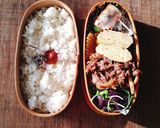 牛丼弁当シメジ入り★黒毛和牛作り方7写真