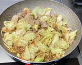 ぽん酢と生姜の野菜炒め!(^^)!作り方2写真