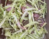 お好み焼き風？オープンオムオープンサンド作り方2写真
