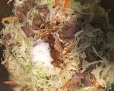 にんじんとキャベツの牛丼作り方4写真