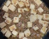 麻婆風豆腐煮込み作り方4写真