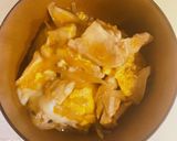 めんつゆで作る♡とろーり卵の親子丼作り方6写真
