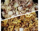 豚バラとレンコンの南蛮炒め作り方4写真