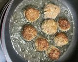 ほうれん草と肉団子！甘酢餡かけ(母の味)作り方10写真