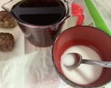 ほうれん草と肉団子！甘酢餡かけ(母の味)作り方12写真