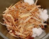 ごぼう晒さずチン、牛肉とごぼうのしぐれ煮作り方7写真