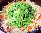 米粉の衣でピリ辛レバにら炒め。作り方5写真