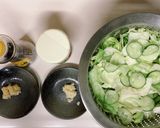 ピリッとうまい！グリーンサラダ♪作り方1写真