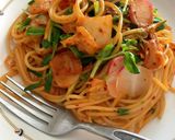 キムチde旨味パスタ〜♪作り方4写真