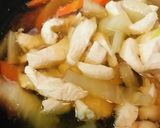 具だくさんの汁物●鶏むね肉のさつま汁作り方3写真