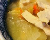 具だくさんの汁物●鶏むね肉のさつま汁作り方4写真