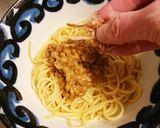 今日はちょい作り方変えた納豆パスタ〜作り方3写真