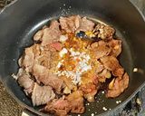 舞茸と牛こま切れのピリ辛炒め煮作り方3写真