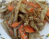 【男飯】大きめで食感楽しむきんぴらごぼう作り方4写真