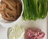 生姜醤油でメンマとピーマンの炒め作り方1写真