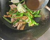 生姜醤油でメンマとピーマンの炒め作り方3写真