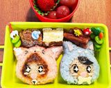 パパ奮闘キャラ弁 ☆ちろぴの☆作り方5写真