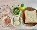 【朝ごはん】春色タルタルのオープンサンド作り方1写真