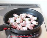 一口で美味しい【豚巻きの茄子マヨチー盛り作り方4写真