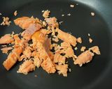 簡単クリームチーズと鮭のパスタ作り方1写真
