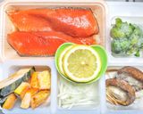 鮭と野菜のレンジ蒸しミルク仕立て作り方1写真